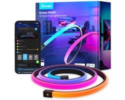 Govee RGBIC LED Neon Rope Lights for Desks - 5m