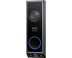 eufy Security E340 Video Deurbel – Video Doorbell - Dual-Cam technologie, 2K Full HD-resolutie, kleur nachtzicht, AI-pakketdetectie, geen maandelijkse kosten, draadloze installatie, compatibel met Alexa en Google Assistant