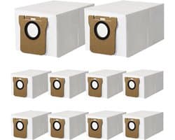 10 stucks-stofzakken voor Dreame S20/S10/L10s Ultra/ L20 Ultra / L10 Ultra- Xiaomi X10+/X20+/X10/X20/L10/M40 robotstofzuiger-grote capaciteit van 2,5 liter-stofzuigerzakken-vervangingsonderdelen-accessoire set