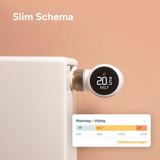 tado° Slimme Radiatorknop X – Uitbreidingset 1 Stuk – Slimme Thermostaatknop – Werkt met Google Home, Alexa & Apple HomeKit - Draadloos - afbeelding 4