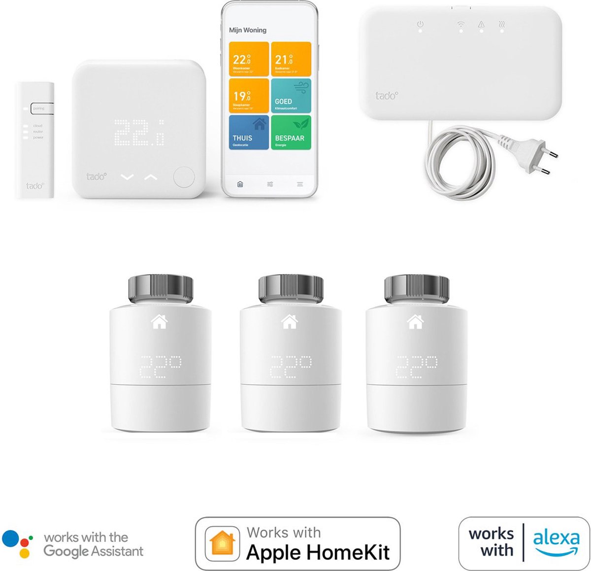 tado° Slimme Thermostaat V3+ Starterskit - Draadloze variant - afbeelding 2