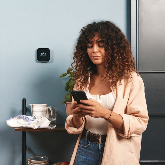 tado° Draadloze Temperatuursensor X - Draadloze variant uitbreiding - werkt met Google Home, Alexa & Apple Homekit - Zwart/Wit - afbeelding 5