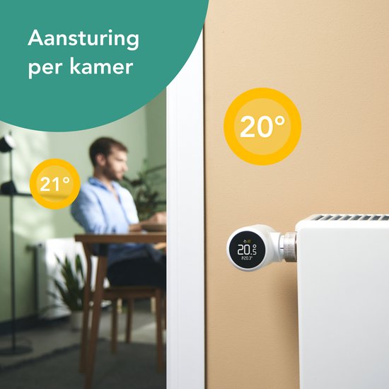 Bundle: Tado X SRT Kit + Speedcomfort DUO - Energiezuinig – 2 x zo snel warm - Tot 22% energiebesparing – Simpel te plaatsen - incl. Matter Bridge - afbeelding 5